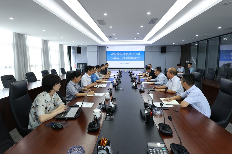北京瀚锐氢能科技公司来9091美高梅官方网站集团进行工作交流