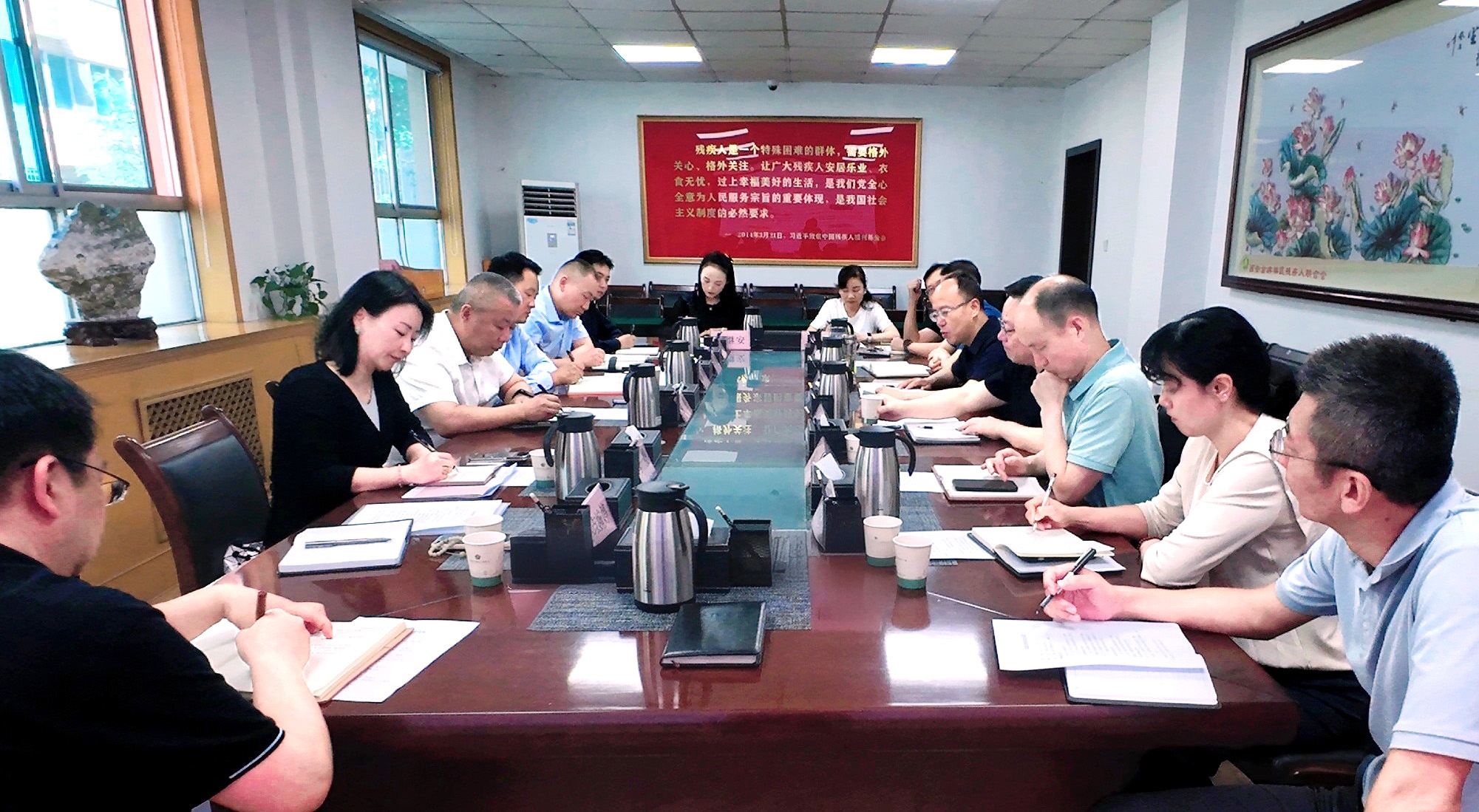 强盛一行赴西安市残疾人联合会开展专题调研——共商残疾人康复养老事业发展，探索科技助残服务新模式